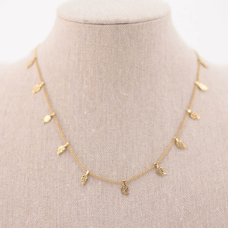 Collar hoja