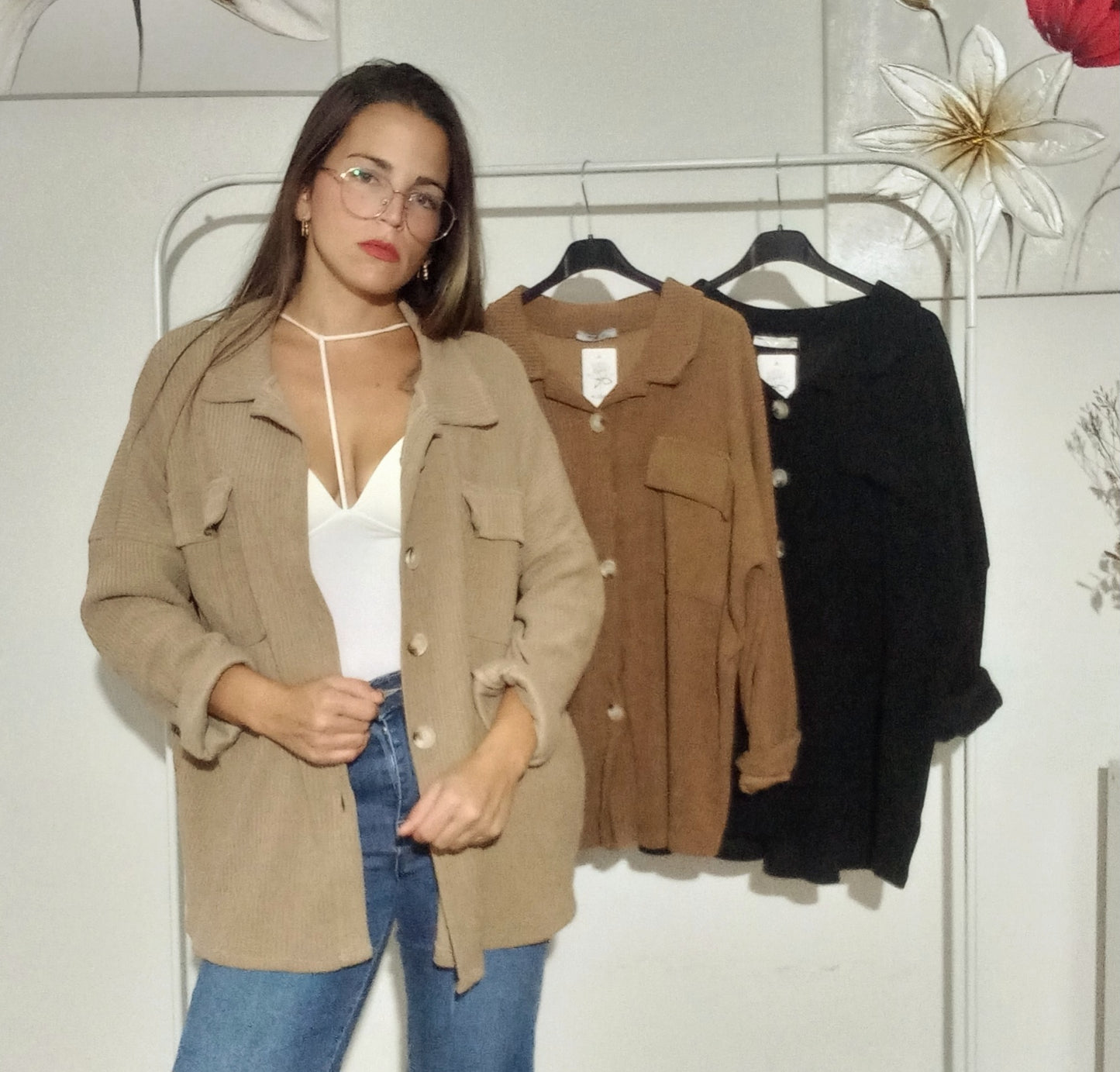 Chaqueta/blusa pana