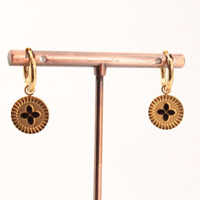 Pendientes flor