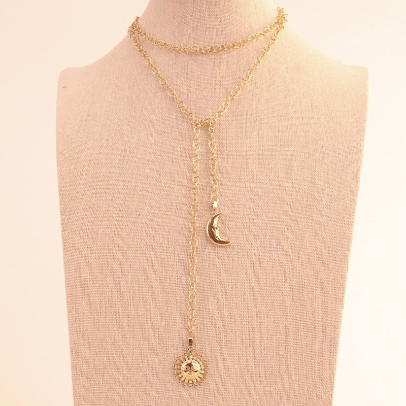 Collar sol y luna
