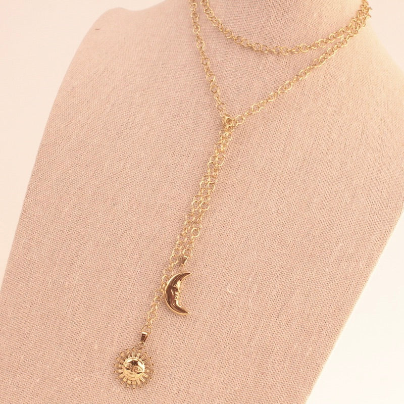 Collar sol y luna